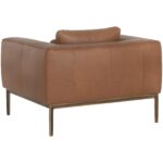 Burr Armchair - Behike Saddle Leather 11 Burr Armchair - Behike Saddle Leather 106138 106138 BURR ARMCHAIR BEHIKE SADDLE LEATHER 3