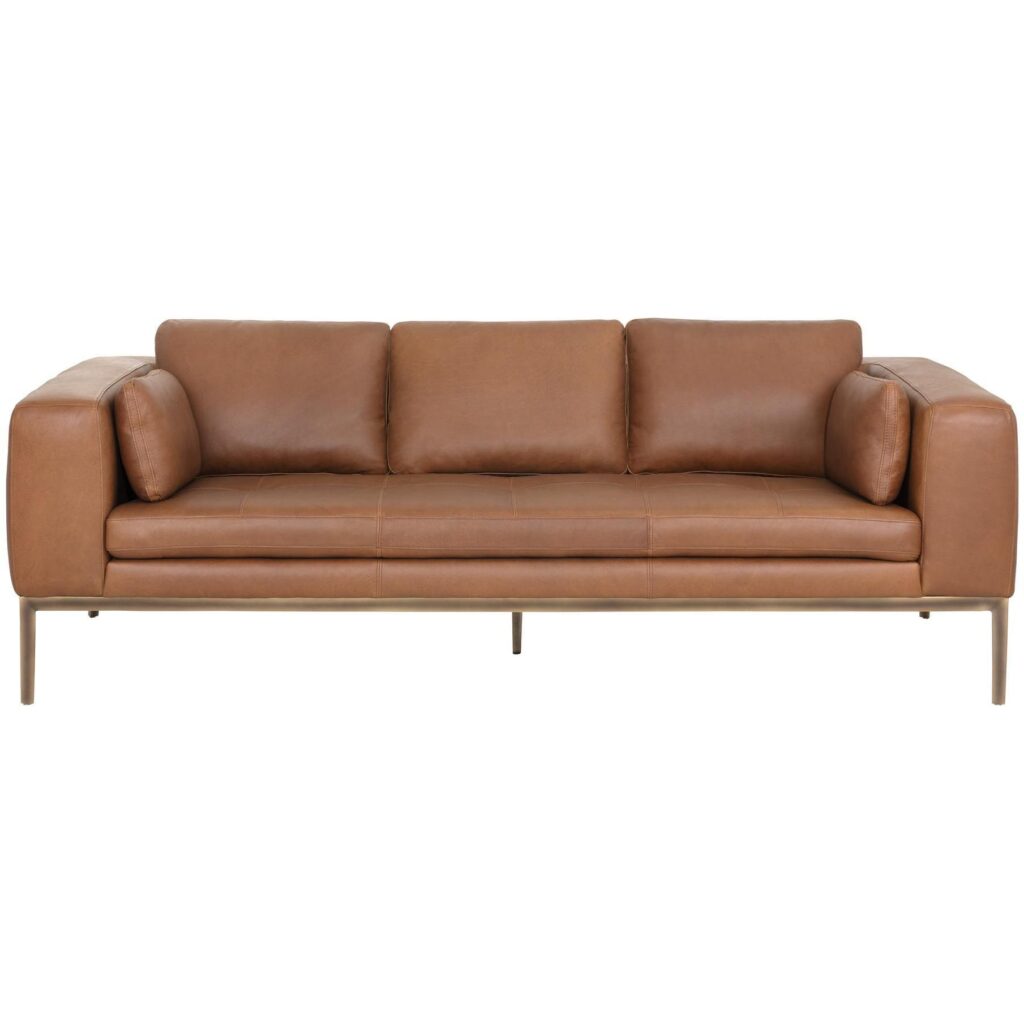 Burr Sofa - Behike Saddle Leather - Image 2