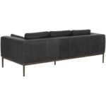 Burr Sofa - Serbia Black Leather 9 Burr Sofa - Serbia Black Leather 106140 106140 BURR SOFA SERBIA BLACK LEATHER 3