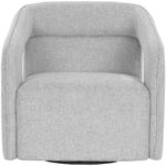 Kendrick Swivel Lounge Chair - Belfast Heather Grey 106160 106160 KENDRICK SWIVEL LOUNGE CHAIR BELFAST HEATHER GREY 1