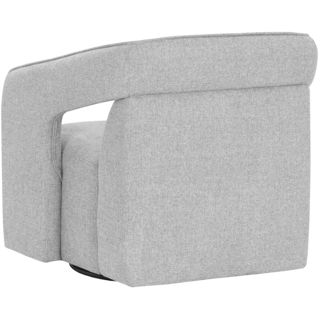 Kendrick Swivel Lounge Chair - Belfast Heather Grey - Image 4