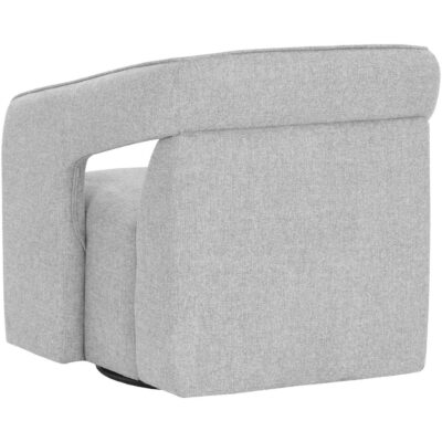 Kendrick Swivel Lounge Chair - Belfast Heather Grey 106160 106160 KENDRICK SWIVEL LOUNGE CHAIR BELFAST HEATHER GREY 3