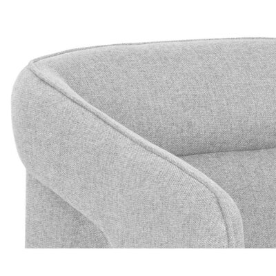 Kendrick Swivel Lounge Chair - Belfast Heather Grey 106160 106160 KENDRICK SWIVEL LOUNGE CHAIR BELFAST HEATHER GREY 7