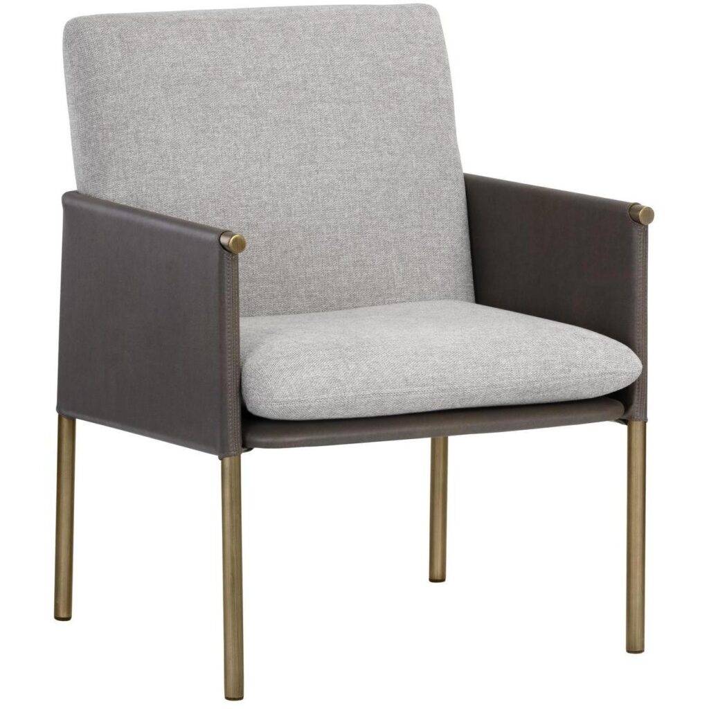 Bellevue Lounge Chair - Belfast Heather Grey / Bravo Ash