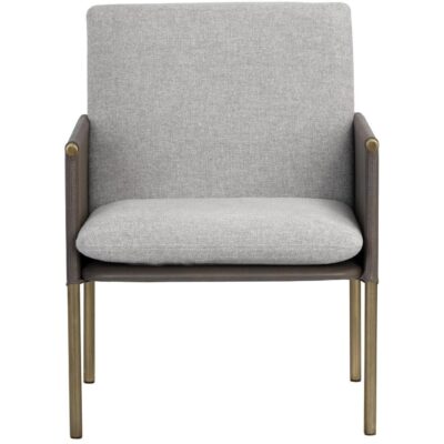 Bellevue Lounge Chair - Belfast Heather Grey / Bravo Ash 106183 106183 BELLEVUE LOUNGE CHAIR BELFAST HEATHER GREY BRAVO ASH 1