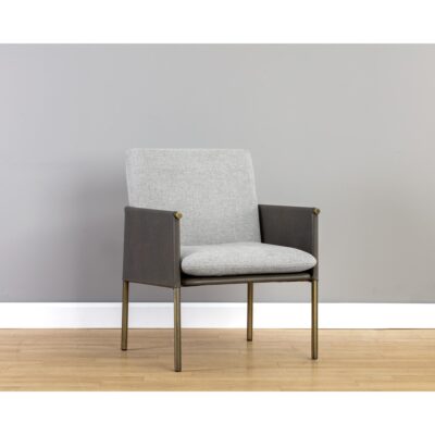 Bellevue Lounge Chair - Belfast Heather Grey / Bravo Ash 106183 106183 BELLEVUE LOUNGE CHAIR BELFAST HEATHER GREY BRAVO ASH 5