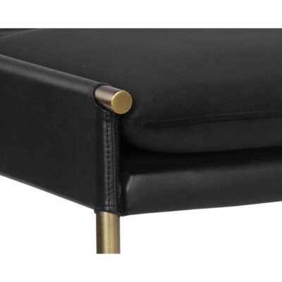 Bellevue Bench - Abbington Black / Bravo Black 106185 106185 BELLEVUE BENCH ABBINGTON BLACK BRAVO BLACK 6