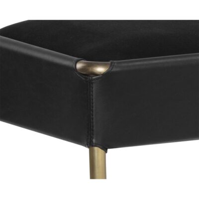 Bellevue Bench - Abbington Black / Bravo Black 106185 106185 BELLEVUE BENCH ABBINGTON BLACK BRAVO BLACK 7