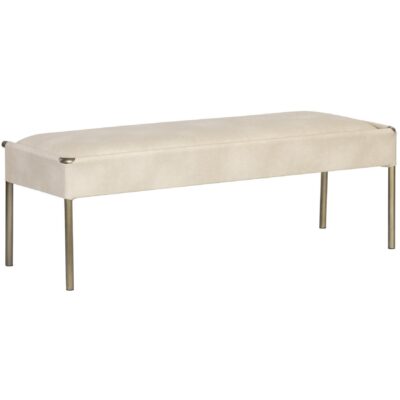 Bellevue Bench - Bravo Cream 106186 106186 BELLEVUE BENCH BRAVO CREAM 1