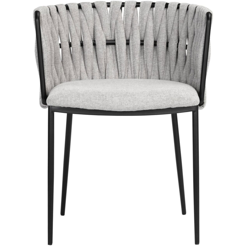 Sarai Dining Armchair - Belfast Heather Grey - Image 2