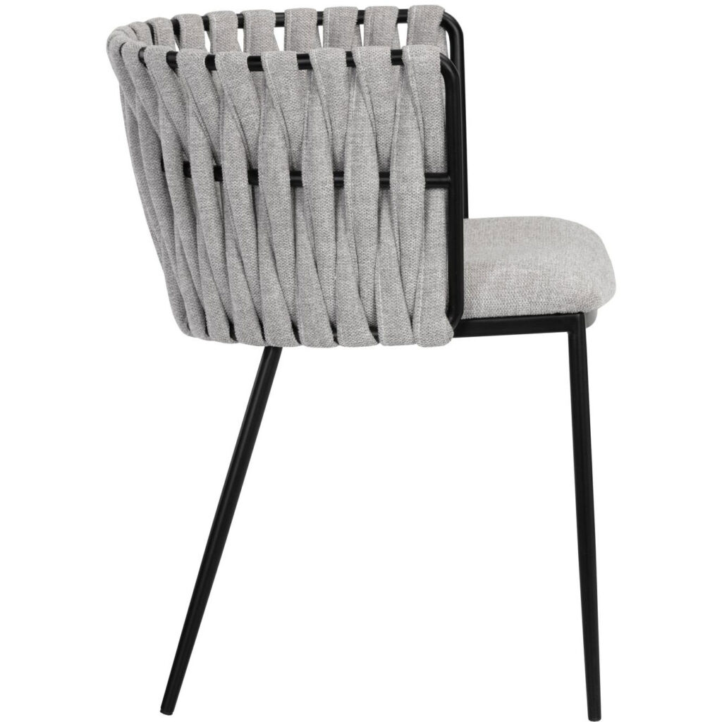 Sarai Dining Armchair - Belfast Heather Grey - Image 3