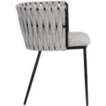 Sarai Dining Armchair - Belfast Heather Grey 106187 106187 SARAI DINING ARMCHAIR BELFAST HEATHER GREY 2