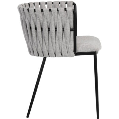 Sarai Dining Armchair - Belfast Heather Grey 106187 106187 SARAI DINING ARMCHAIR BELFAST HEATHER GREY 2