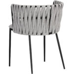 Sarai Dining Armchair - Belfast Heather Grey 106187 106187 SARAI DINING ARMCHAIR BELFAST HEATHER GREY 3