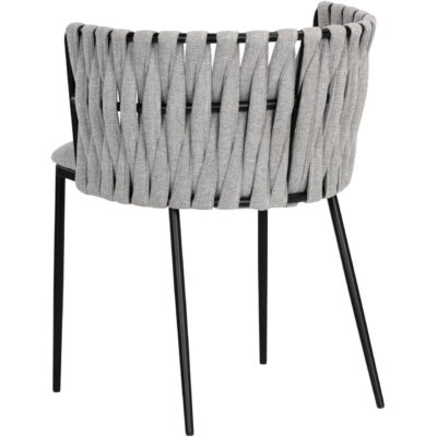 Sarai Dining Armchair - Belfast Heather Grey 106187 106187 SARAI DINING ARMCHAIR BELFAST HEATHER GREY 3