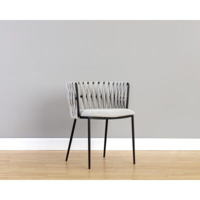 Sarai Dining Armchair - Belfast Heather Grey 106187 106187 SARAI DINING ARMCHAIR BELFAST HEATHER GREY 5