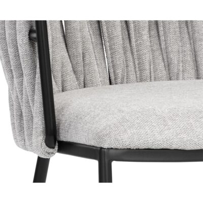 Sarai Dining Armchair - Belfast Heather Grey 106187 106187 SARAI DINING ARMCHAIR BELFAST HEATHER GREY 6