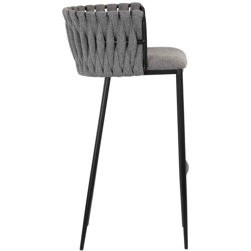 Sarai Barstool - Belfast Koala Grey - Image 2