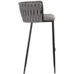 Sarai Barstool - Belfast Koala Grey 8 Sarai Barstool - Belfast Koala Grey 106188 106188 SARAI BARSTOOL BELFAST KOALA GREY 2