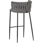 Sarai Barstool - Belfast Koala Grey 9 Sarai Barstool - Belfast Koala Grey 106188 106188 SARAI BARSTOOL BELFAST KOALA GREY 3