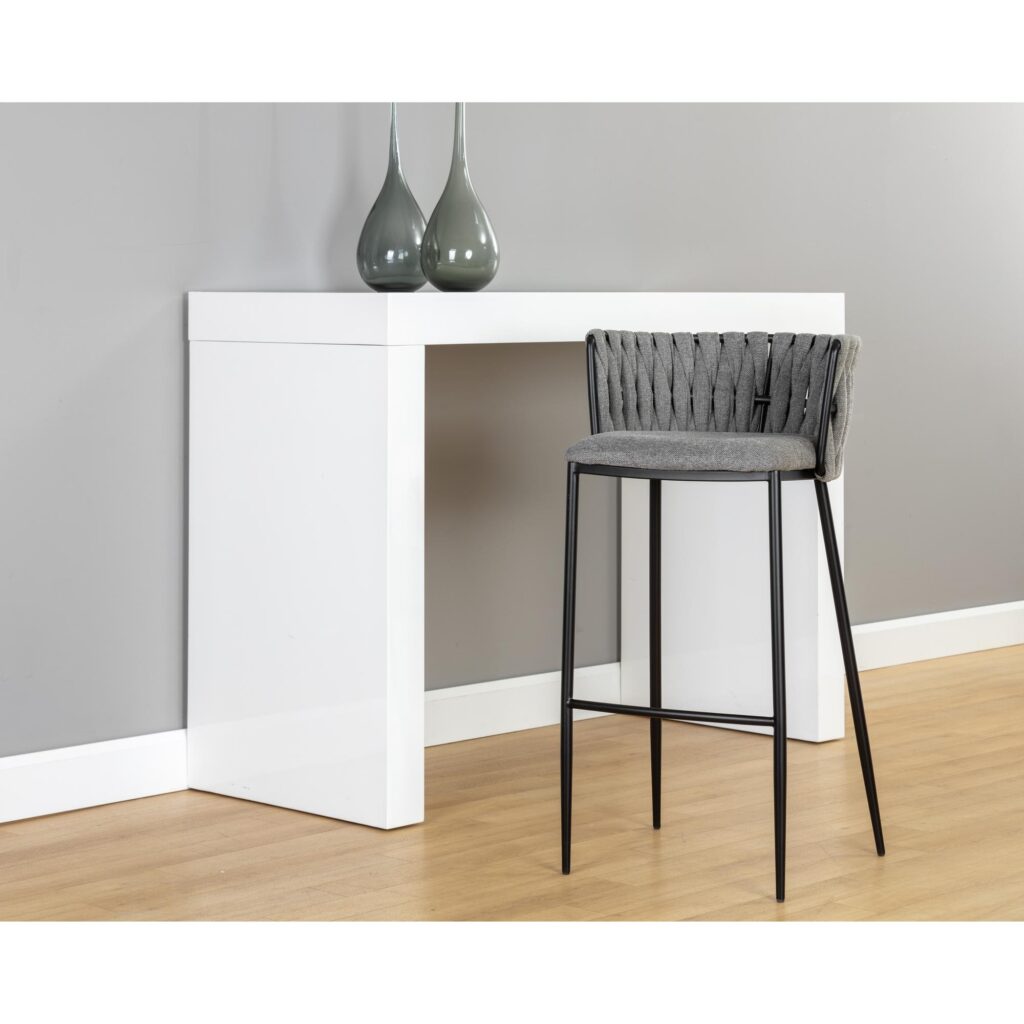 Sarai Barstool - Belfast Koala Grey - Image 4