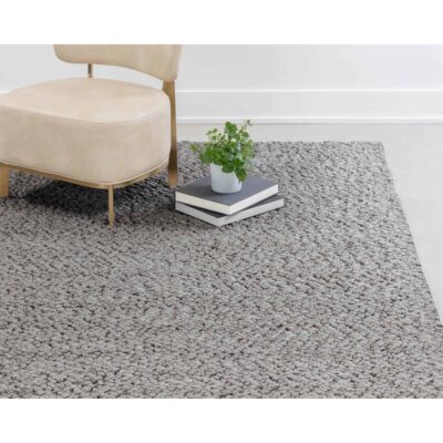 Umea Hand-Woven Rug - Silver - 5' X 8' 106225 106225 UMEA RUG SILVER 5X8 5