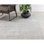 Alaska Hand-Loomed Rug - Grey / Ivory - 5' X 8' 106234 106234 ALASKA RUG IVORY 5X8 5