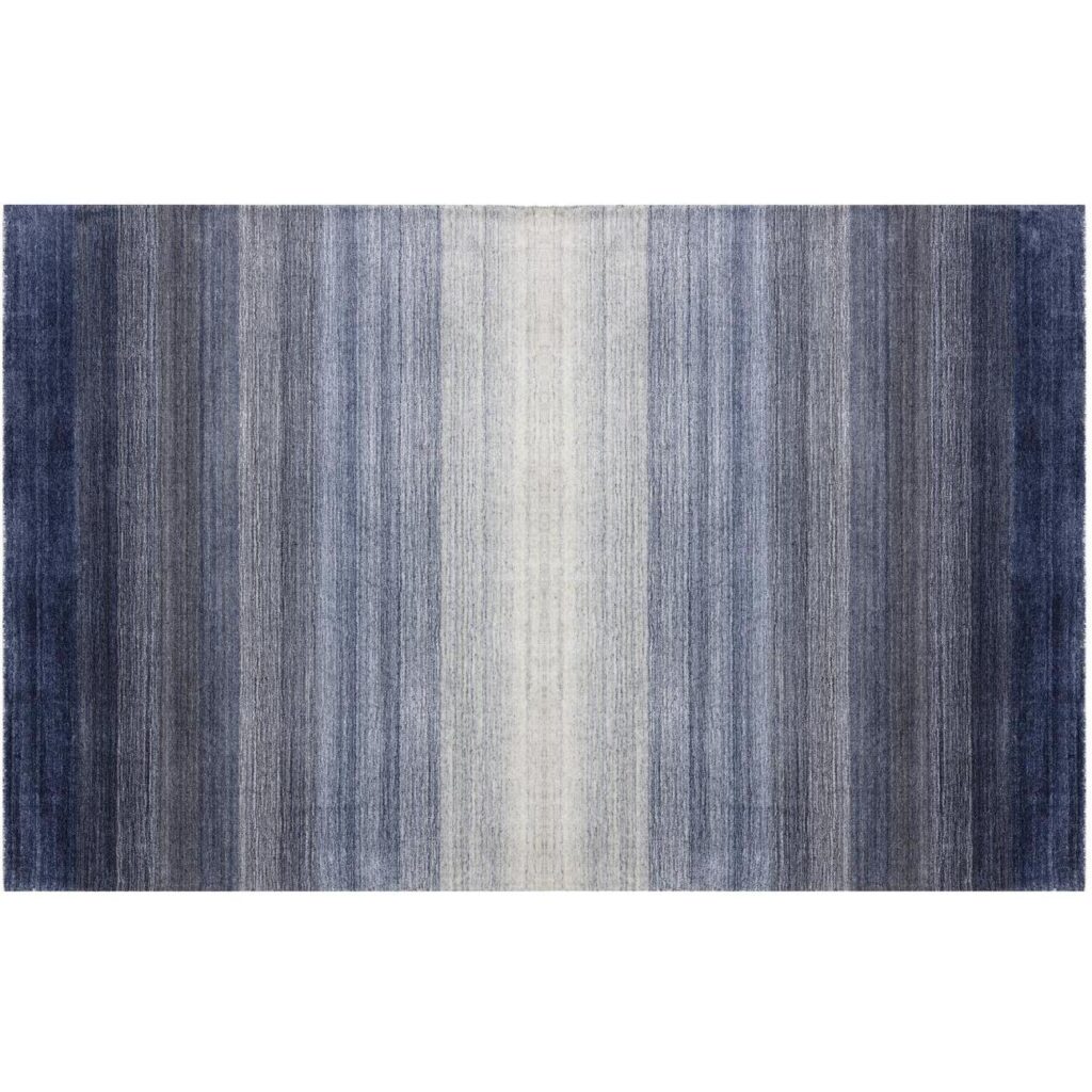 Lagos Hand-Loomed Rug - Blue - 5' X 8'