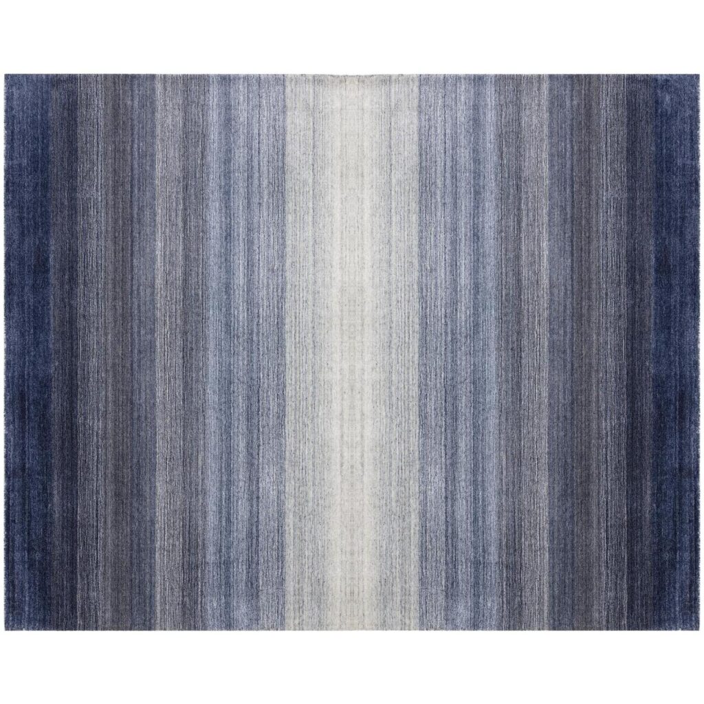 Lagos Hand-Loomed Rug - Blue - 8' X 10'