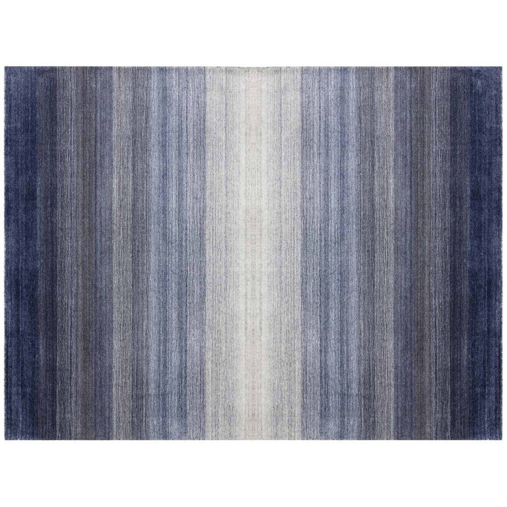 Lagos Hand-Loomed Rug - Blue - 9' X 12'