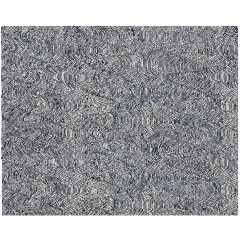 Corfu Hand-Tufted Rug - Blue / Charcoal - 8' X 10'