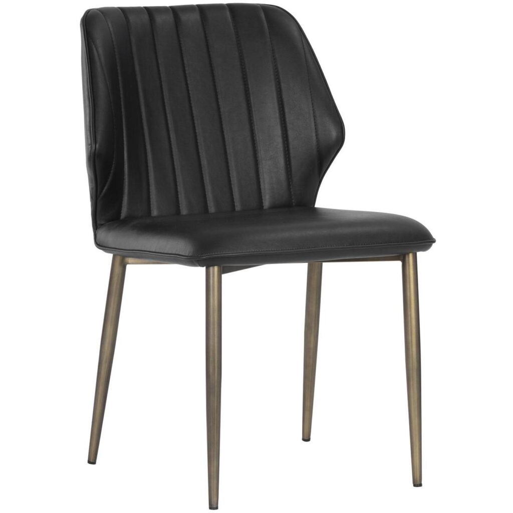 Clinton Dining Chair - Bronze - Bravo Black