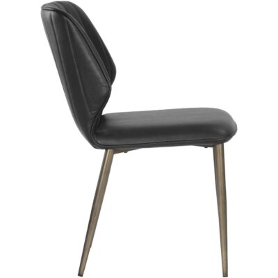 Clinton Dining Chair - Bronze - Bravo Black 106316 106316 CLINTON DINING CHAIR BRAVO BLACK 2