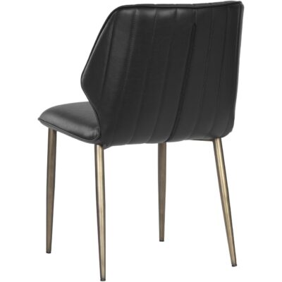 Clinton Dining Chair - Bronze - Bravo Black 106316 106316 CLINTON DINING CHAIR BRAVO BLACK 3