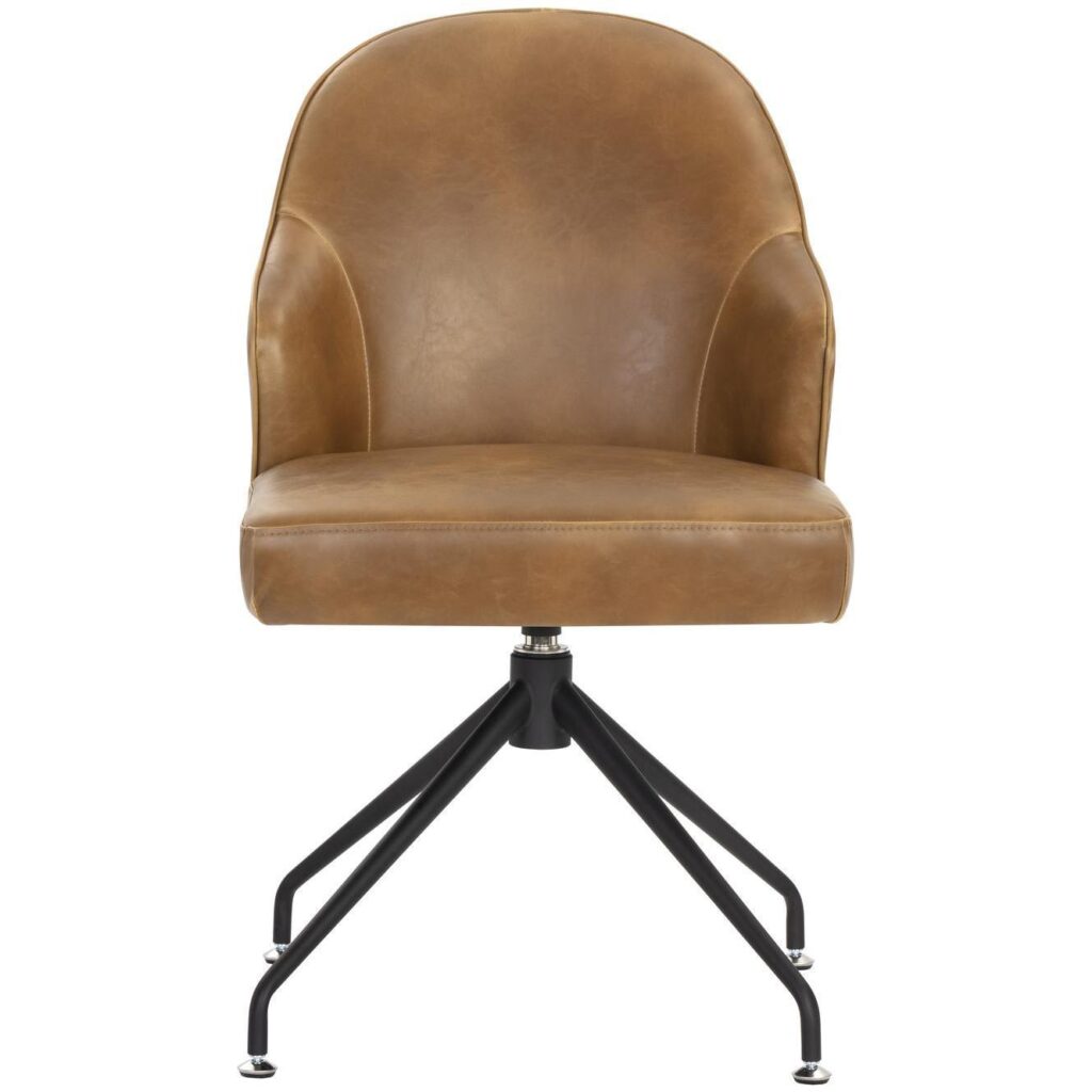 Bretta Swivel Dining Chair - Tobacco Tan - Image 2