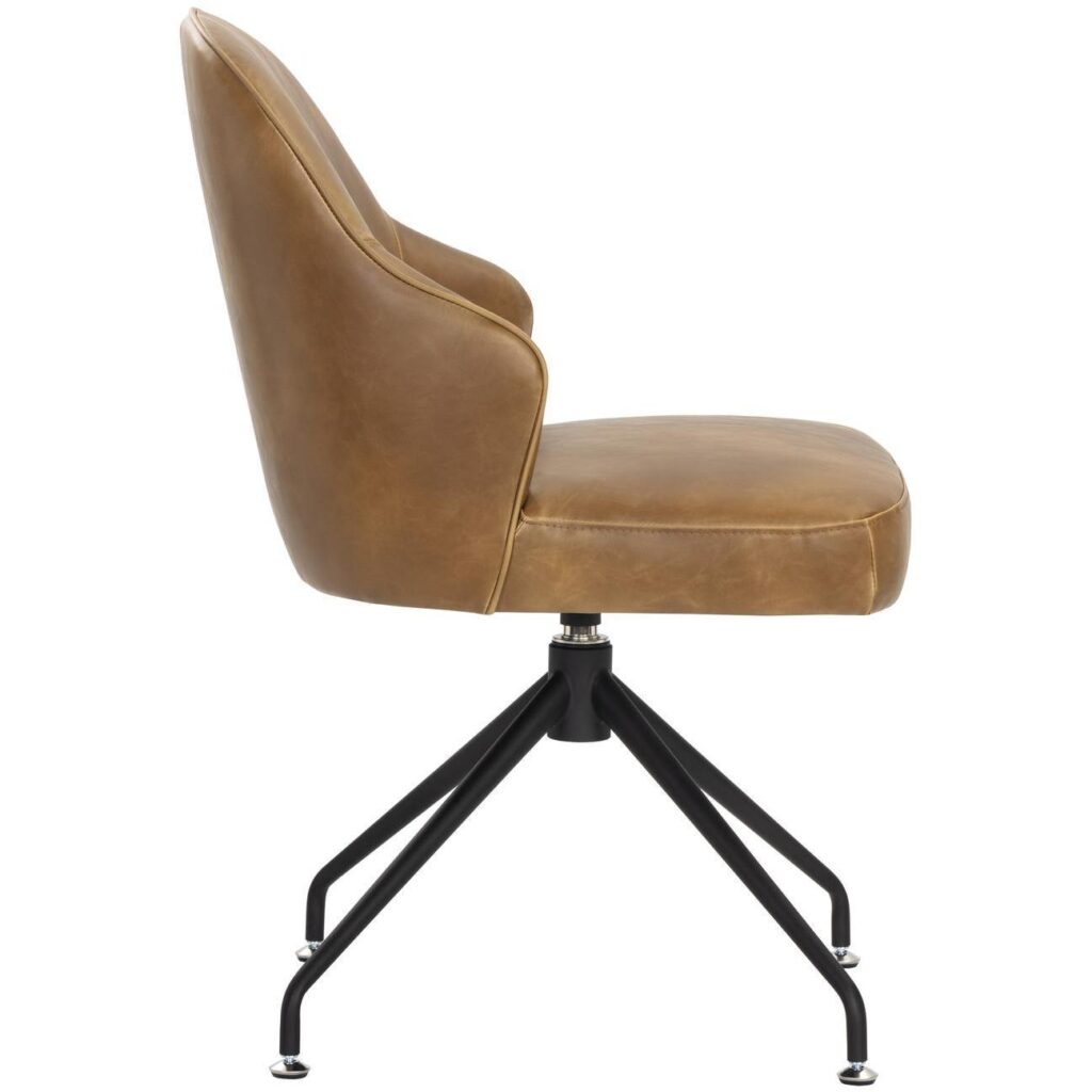 Bretta Swivel Dining Chair - Tobacco Tan - Image 3