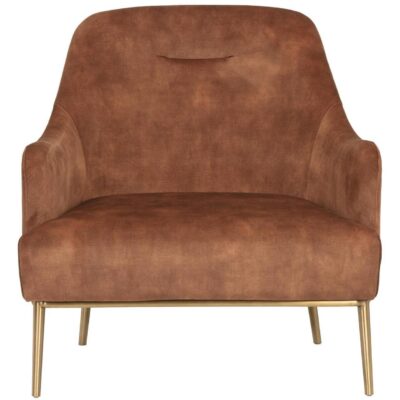 Cameron Lounge Chair - Nono Rust 106400 106400 CAMERON LOUNGE CHAIR NONO RUST 1