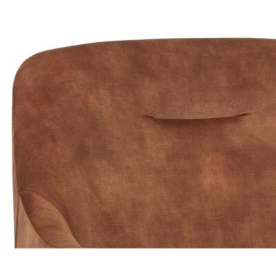 Cameron Lounge Chair - Nono Rust 106400 106400 CAMERON LOUNGE CHAIR NONO RUST 7