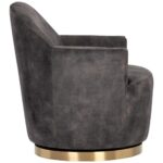 Casey Swivel Lounge Chair - Nono Shitake 10 Casey Swivel Lounge Chair - Nono Shitake 106401 106401 CASEY SWIVEL LOUNGE CHAIR NONO SHITAKE 2