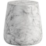 Aries Side Table - Marble Look - White 8 Aries Side Table - Marble Look - White 106402 106402 ARIES SIDE TABLE WHTE MARBLE LOOK 1