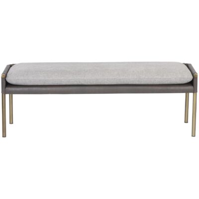 Bellevue Bench - Belfast Heather Grey / Bravo Ash 106404 106404 BELLEVUE BENCH BELFAST HEATHER GREY BRAVO ASH 2