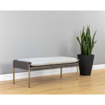 Bellevue Bench - Belfast Heather Grey / Bravo Ash 106404 106404 BELLEVUE BENCH BELFAST HEATHER GREY BRAVO ASH 5