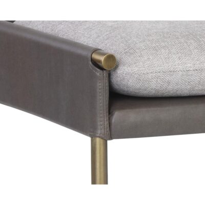 Bellevue Bench - Belfast Heather Grey / Bravo Ash 106404 106404 BELLEVUE BENCH BELFAST HEATHER GREY BRAVO ASH 6