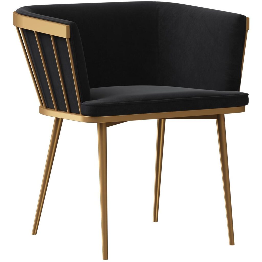 Caily Dining Armchair - Abbington Black