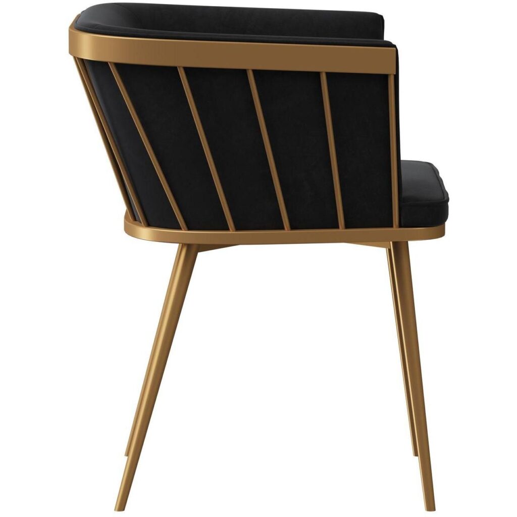 Caily Dining Armchair - Abbington Black - Image 3