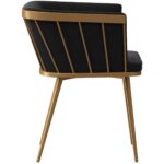 Caily Dining Armchair - Abbington Black 106415 106415 CAILY DINING ARMCHAIR ABBINGTON BLACK 2