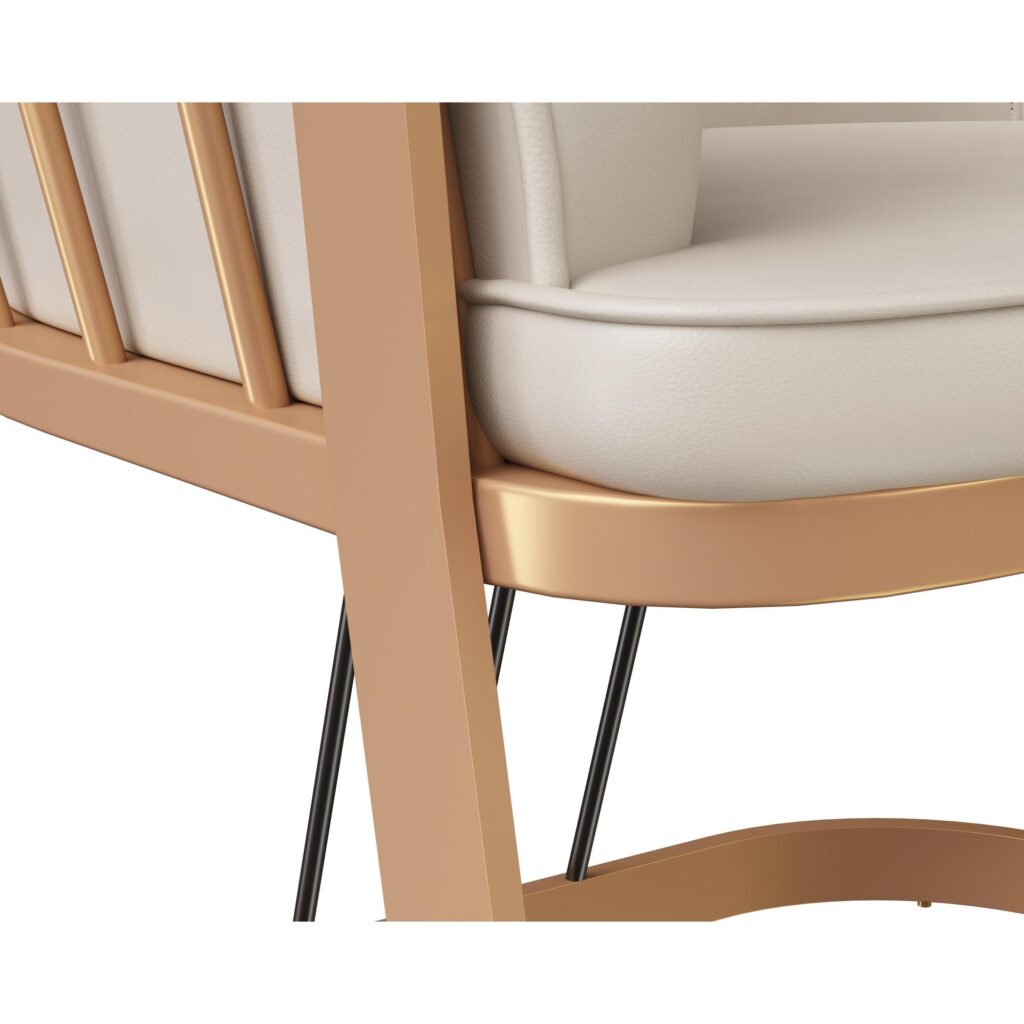 Caily Lounge Chair - Bravo Cream - Image 6