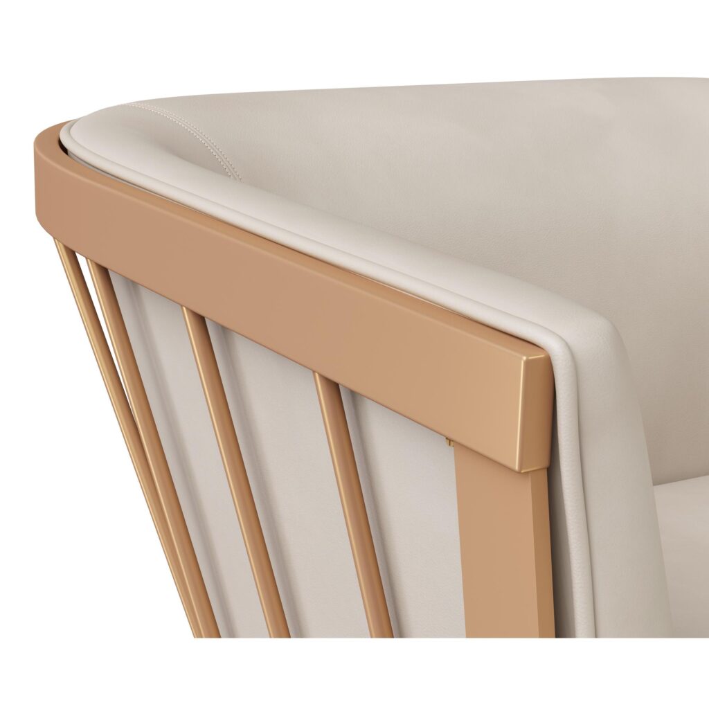 Caily Lounge Chair - Bravo Cream - Image 7