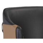 Carter Barstool - Napa Black / Napa Cognac 12 Carter Barstool - Napa Black / Napa Cognac 106432 106432 CARTER BARSTOOL NAPA BLACK NAPA COGNAC 7