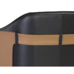 Carter Barstool - Napa Black / Napa Cognac 13 Carter Barstool - Napa Black / Napa Cognac 106432 106432 CARTER BARSTOOL NAPA BLACK NAPA COGNAC 8